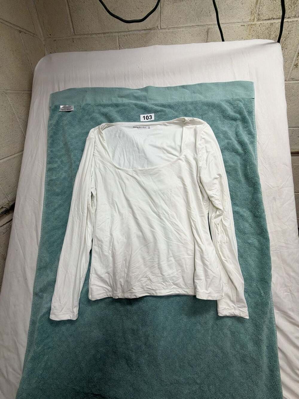 Abercrombie & Fitch Long Sleeve Seamless Square Neck Top